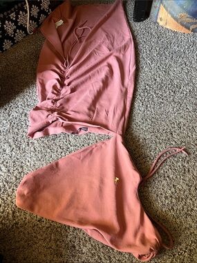 Zara Dusty Rose Knit Two-Piece Set